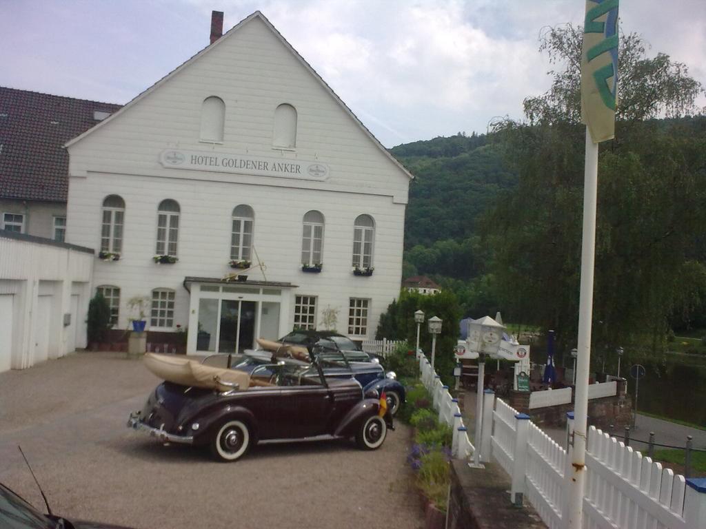 Hotel Goldener Anker Bodenwerder Exteriör bild